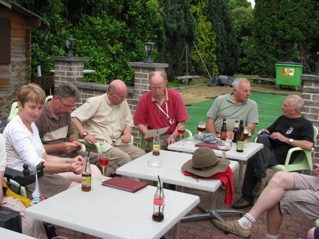 randonnée sportive avec joëlettes, Marche-les-Dames, 2012